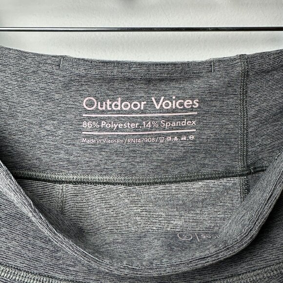 OUTDOOR VOICES tri-tone gray leggings size small - Picture 4 of 5